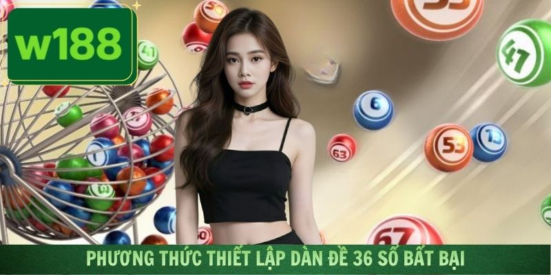 Tham khảo các phương thức thiết lập dàn đề 36 số